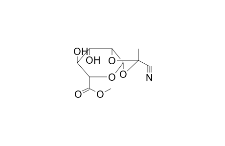 METHYL[1,2-O-[1-(EXO-CYANO)ETHYLIDENE]-BETA-D-MANNOPYRAN]URONATE