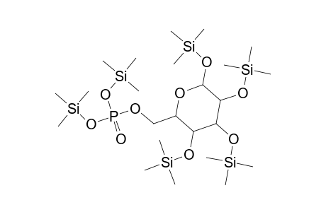 6-O-(Bis[(trimethylsilyl)oxy]phosphoryl)-1,2,3,4-tetrakis-O-(trimethylsilyl)hexopyranose