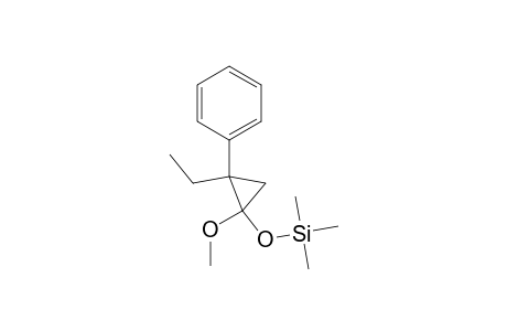 1-Methoxy-1-(trimethylsiloxy)-2-ethyl-2-phenylcyclopropane