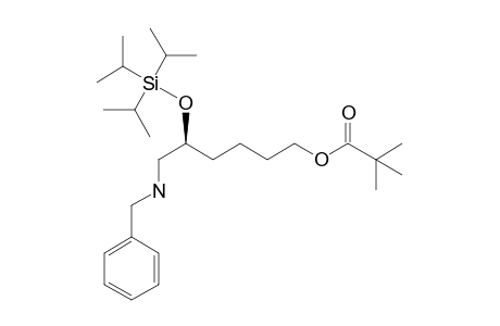 (S)-(+)-6-N-benzylamino-5-(triisopropylsilyloxy)hexyl pivalate