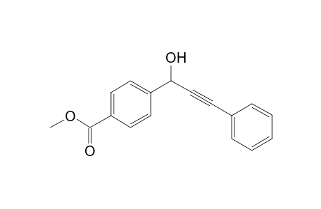 Methyl 4-(1-hydroxy-3-phenyl-2-propynyl)benzoate