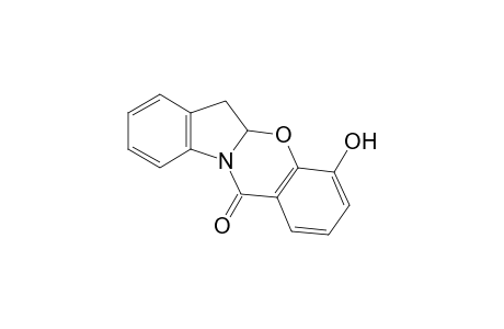 4-Hydroxy-5aH-benzo[5,6][1,3]oxazino[3,2-a]indol-12(6H)one