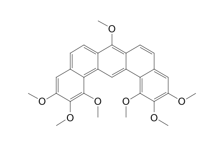 1,2,3,7,11,12,13-Heptamethoxydibenz[a,j]anthracene