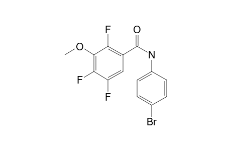 2,4,5-Trifluoro-3-methoxybenzamide, N-(4-bromophenyl)-