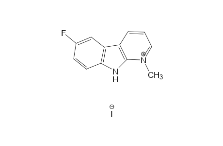6-fluoro-1-methyl-9H-pyrido[2,3-b]indolium iodide