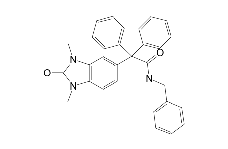 1H-1,3-Benzimidazole-5-acetamide, 2,3-dihydro-1,3-dimethyl-2-oxo-.alpha.,.alpha.-diphenyl-N-(phenylmethyl)-