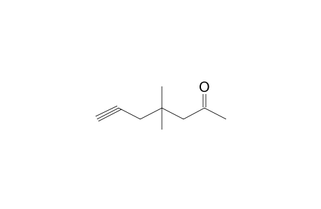 6-Heptyn-2-one, 4,4-dimethyl-