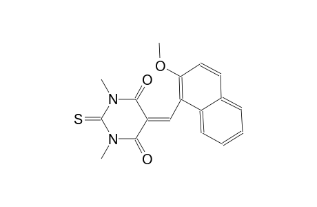 5-[(2-methoxy-1-naphthyl)methylene]-1,3-dimethyl-2-thioxodihydro-4,6(1H,5H)-pyrimidinedione
