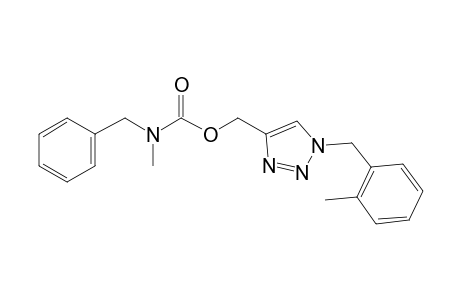 [1-(2-Methylbenzyl)-1,2,3-triazol-4-yl]methyl benzyl(methyl)carbamate