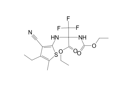 alanine, N-(3-cyano-4-ethyl-5-methyl-2-thienyl)-2-[(ethoxycarbonyl)amino]-3,3,3-trifluoro-, ethyl ester