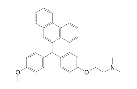 2-[4-[(4-methoxyphenyl)-(9-phenanthryl)methyl]phenoxy]-N,N-dimethyl-ethanamine