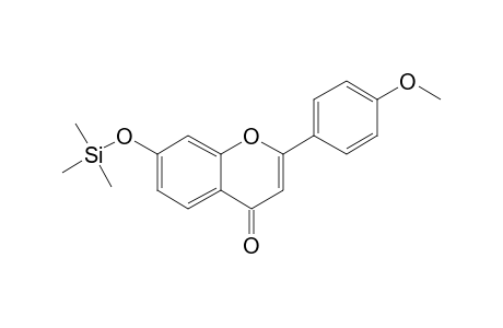 7-Hydroxy-4'-methoxyflavone, trimethylsilyl ether