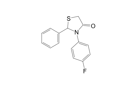 3-(p-fluorophenyl)-2-phenyl-4-thiazolidinone