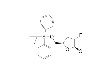 5-O-(TERT.-BUTYLDIPHENYLSILYL)-2,3-DIDEOXY-2-FLUORO-(L)-ERYTHRO-PENTOFURANOSE