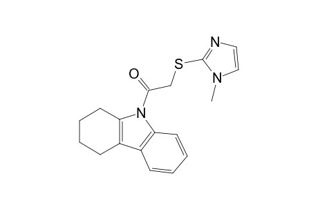 1-methyl-1H-imidazol-2-yl 2-oxo-2-(1,2,3,4-tetrahydro-9H-carbazol-9-yl)ethyl sulfide