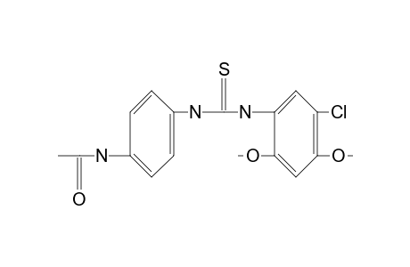 4'-acetamido-5-chloro-2,4-dimethoxythiocarbanilide