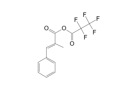 .alpha.-Methyl cinnamic pentafluoropropionic anhydride