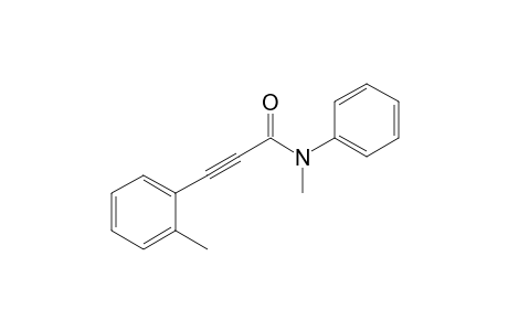 N-Methyl-N-phenyl-3-o-tolylpropiolamide