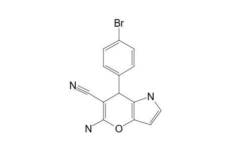 5-AMINO-7-(4-BROMOPHENYL)-1,7-DIHYDROPYRANO-[3,2-B]-PYRROLE-6-CARBONITRILE