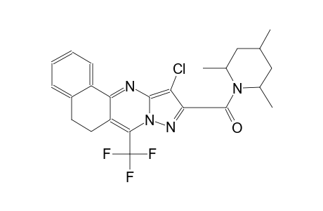 11-chloro-7-(trifluoromethyl)-10-[(2,4,6-trimethyl-1-piperidinyl)carbonyl]-5,6-dihydrobenzo[h]pyrazolo[5,1-b]quinazoline