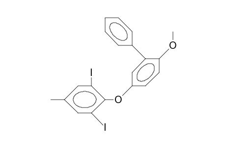 2-Phenyl-4-(2,6-dijodo-4-methylphenoxy)-anisol