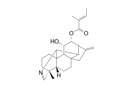 14,20-Cycloveatchane-11,12-diol, 19,21-didehydro-4-methyl-16-methylene-, 12-(2-methyl-2-butenoate), [11.alpha.,12.alpha.(E)]-