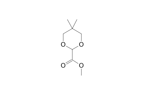 5,5-DIMETHYL-m-DIOXANE-2-CARBOXYLIC ACID, METHYL ESTER