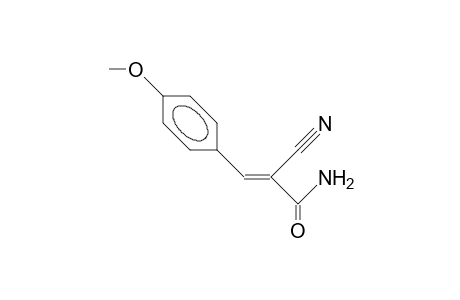 PARA-METHOXY-(E)-(ALPHA-CYANO)-CINNAMAMIDE