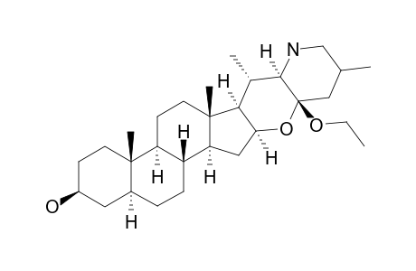 22,26-EPIMINO-23-BETA-ETHOXY-16-ALPHA,23-EPOXY-5-ALPHA,22-ALPHA,25-CHOLESTANE-3-BETA-OL