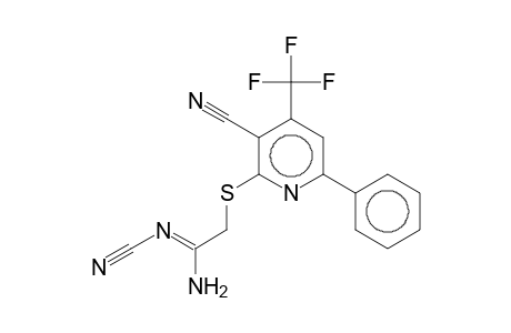 N2-Cyano-2-[3-cyano-6-phenyl-4-(trifluoromethyl)-2-pyridylthio]acetamidine