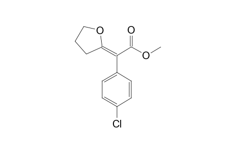 Methyl 2-[4',5'-dihydrofuran-2(3H)-ylidene]-2-(p-chlorophenyl)acetate