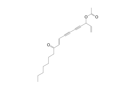 (8E)-3-ACETOXY-10-OXO-1,8-HEPTADECADIENE-4,6-DIYN-3-OL