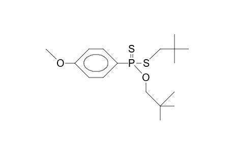 (4-Methoxy-phenyl)-phosphonodithioic acid, bis(2,2-dimethyl-propyl) ester