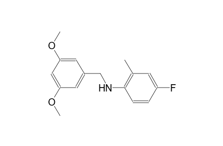 N-(3,5-dimethoxybenzyl)-4-fluoro-2-methylaniline