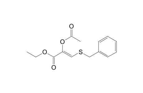 (Z)-Ethyl 2-acetoxy-3-(benzylthio)acrylate