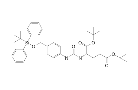 (2S)-2-[[4-[[tert-butyl(diphenyl)silyl]oxymethyl]phenyl]carbamoylamino]glutaric acid ditert-butyl ester