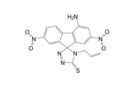 4-AMINO-2,7-DINITRO-4'-(2-PROPENYL)-4',5'-DIHYDROSPIRO-[FLUOREN-9,3'-(1,2,4-TRIAZOLE)]-5'-THIONE