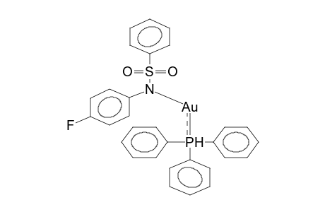 TRIPHENYLPHOSPHINE(N-PARA-FLUOROPHENYLBENZENSULPHAMIDYL)GOLD