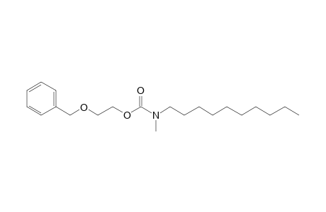 Carbamic acid, N-methyl-N-decyl-, 2-benzyloxyethyl ester