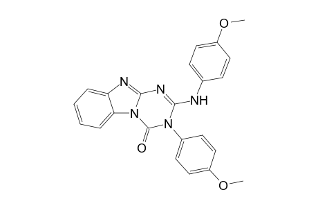 2-(4-Methoxyphenylamino)-3-(4-methoxyphenyl)-1,3,5-triazino[1,2-a]benzimidazole-4-one