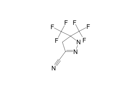 5,5-BIS-(TRIFLUOROMETHYL)-2-PYRAZOLINE-3-CARBONITRILE