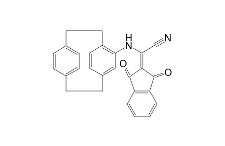 4-(2'-Cyanomethyleneindane-1',3'-dionyl)amino[2.2]paracyclophane