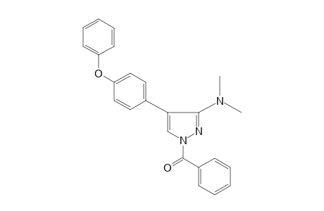 1-BENZOYL-3-(DIMETHYLAMINO)-4-(p-PHENOXYPHENYL)PYRAZOLE