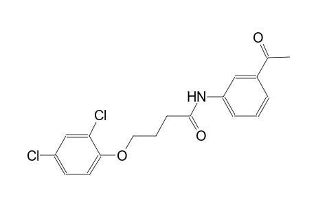 N-(3-acetylphenyl)-4-(2,4-dichlorophenoxy)butanamide