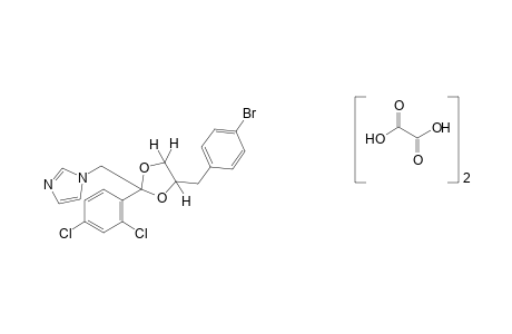 1-{[4-(p-bromobenzyl)-2-(2,4-dichlorophenyl)-1,3-dioxolan-2-yl]methyl}imidazole, oxalate (1.2) (salt)