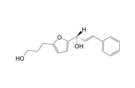 (E)-1-[5-(3-hydroxypropyl)-2-furanyl]-3-phenyl-2-propen-1-ol