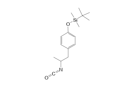 2-Isocyanato-1-[4-dimethyl(tertbutyl)silyloxyphenyl]propane