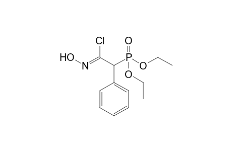 2-(Diethoxyphosphinyl)-2-phenylethanohydroximoyl chloride