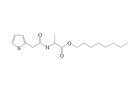 L-Alanine, N-(2-thienylacetyl)-, octyl ester