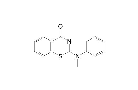 2-(N-methylanilino)-4H-1,3-benzothiazin-4-one